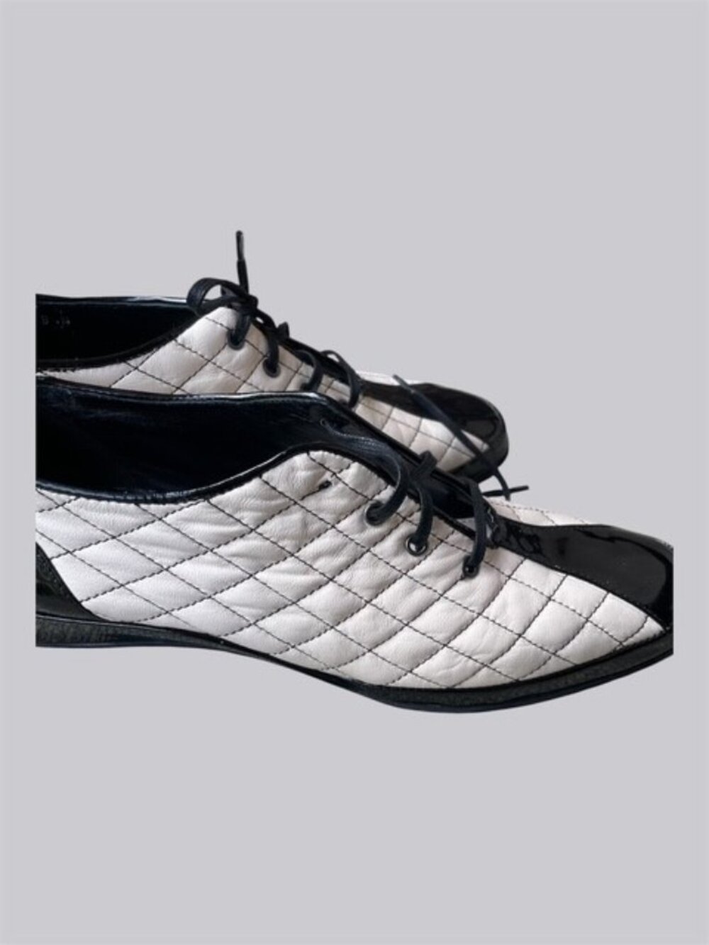 Amalfi by Rangoni Leather Sneakers Made in Italy Black/Biege - Picture 5 of 6